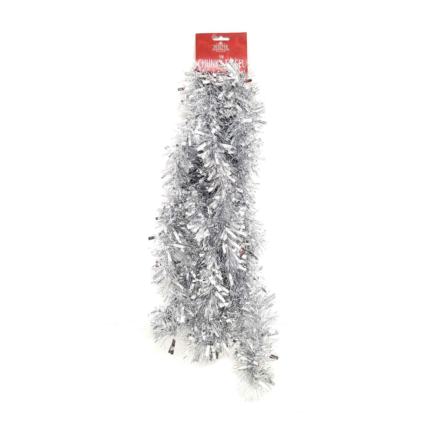 5M Silver Tinsel