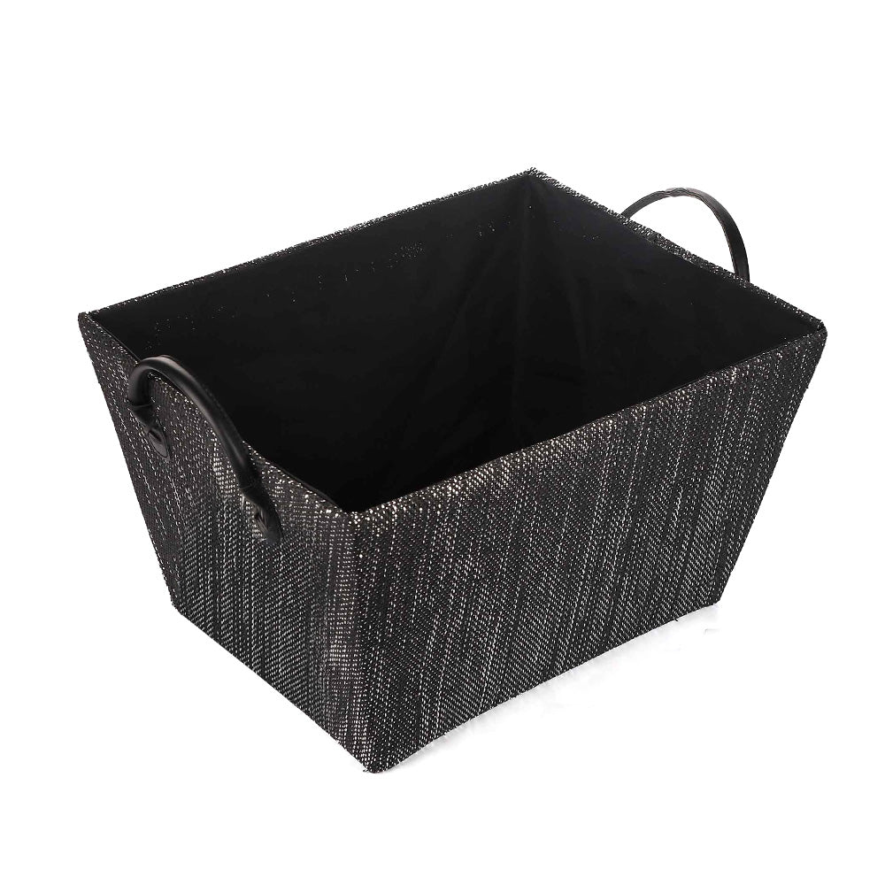Lurex Basket-Black&White 40X31.5Cm