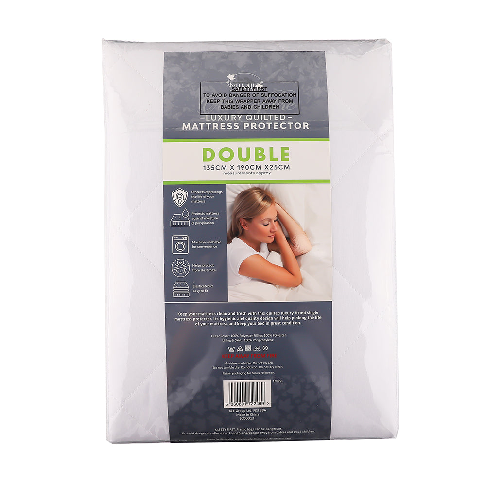Microfibre Mattress Protector Double