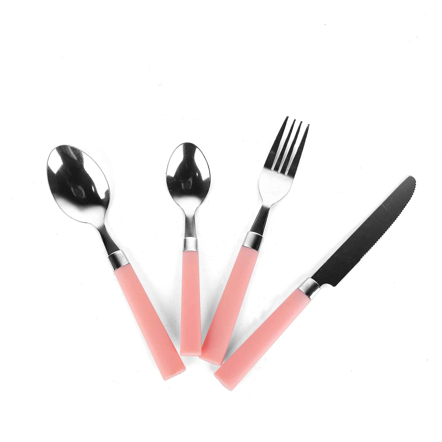Cutlery Tube Flat Red 16PC