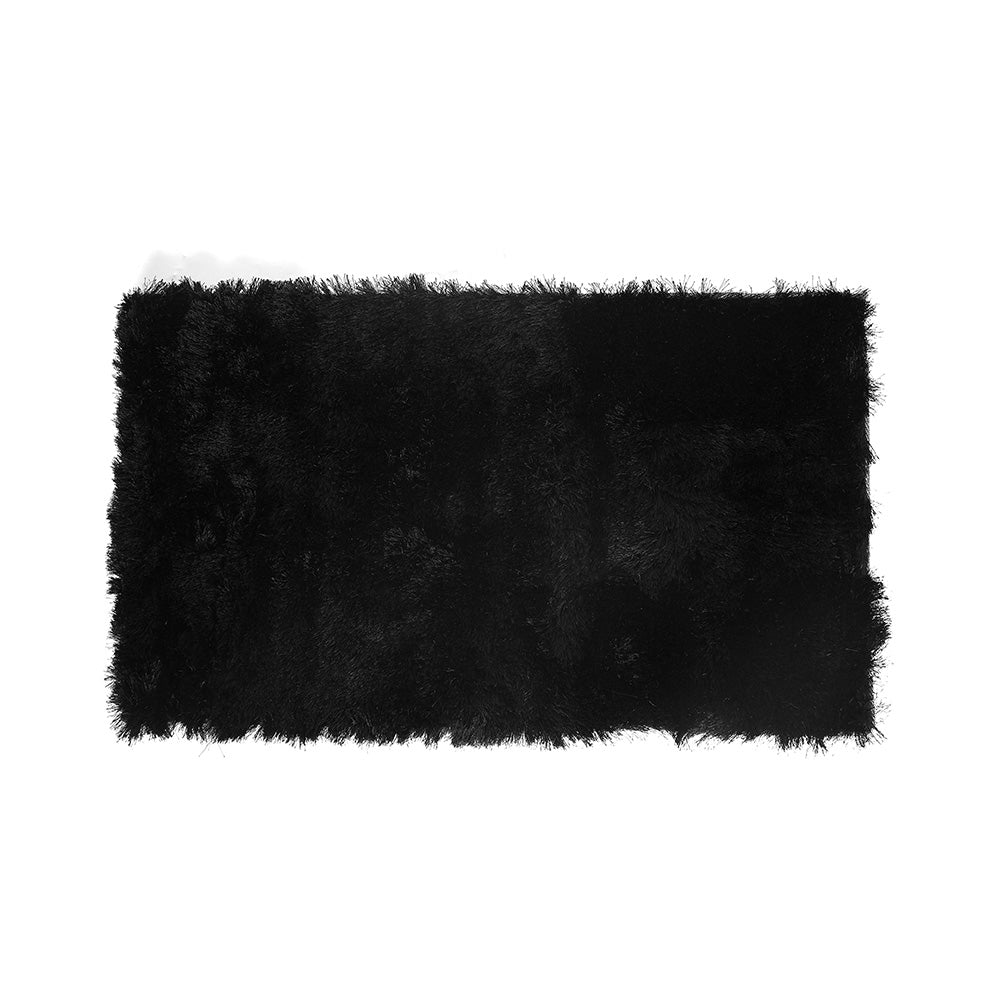 Shimmer Rug Runner 57X100 (Red/Black/Silver)
