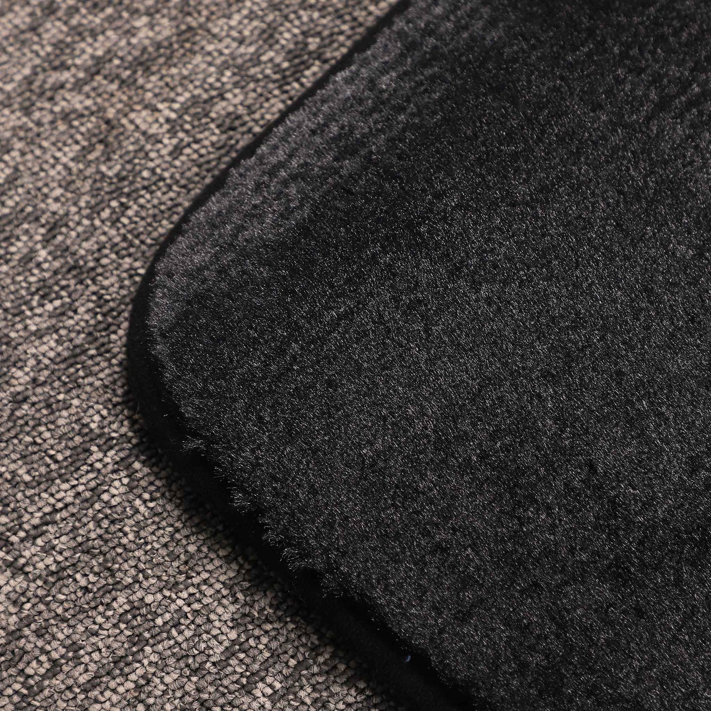 Velvet Touch Rug Black 100x150