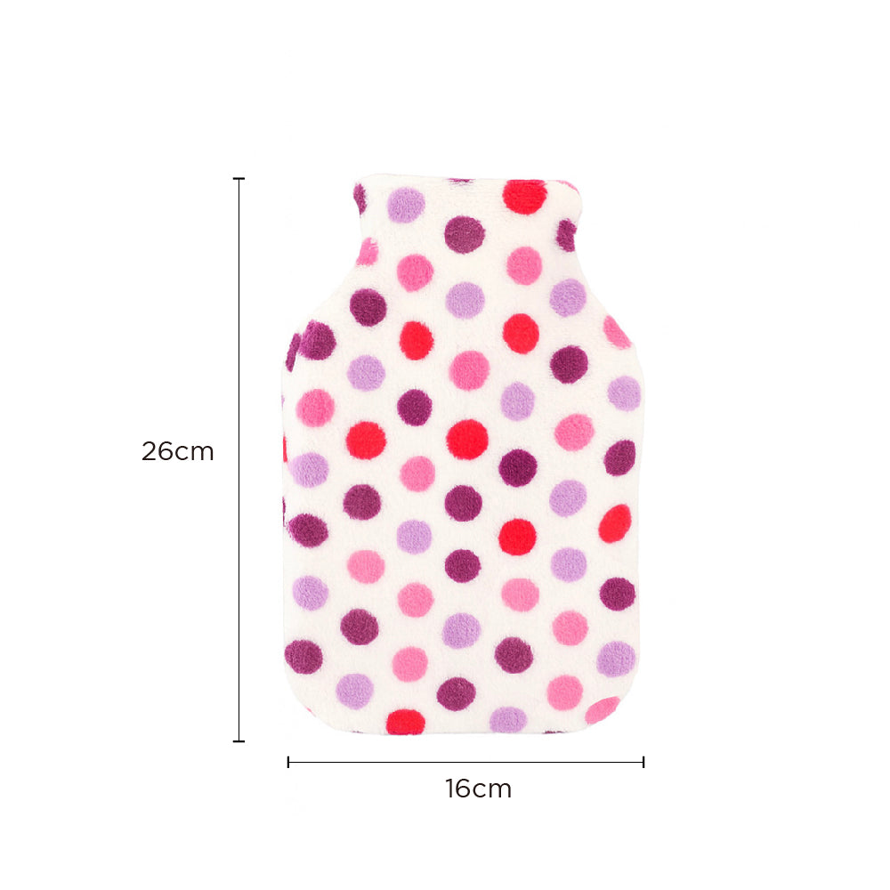 Coral Fleece Hot Water Bottle 1L