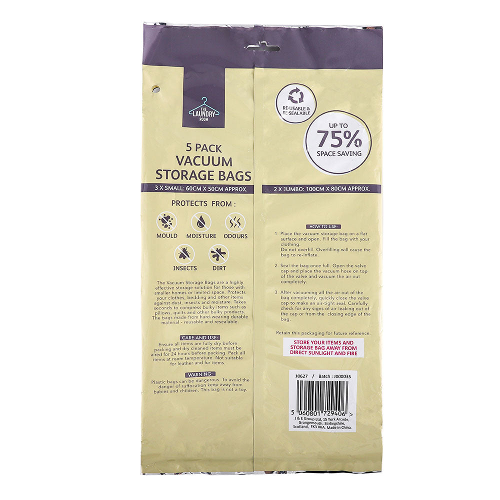 Vacuum Storage Set 5 Packs