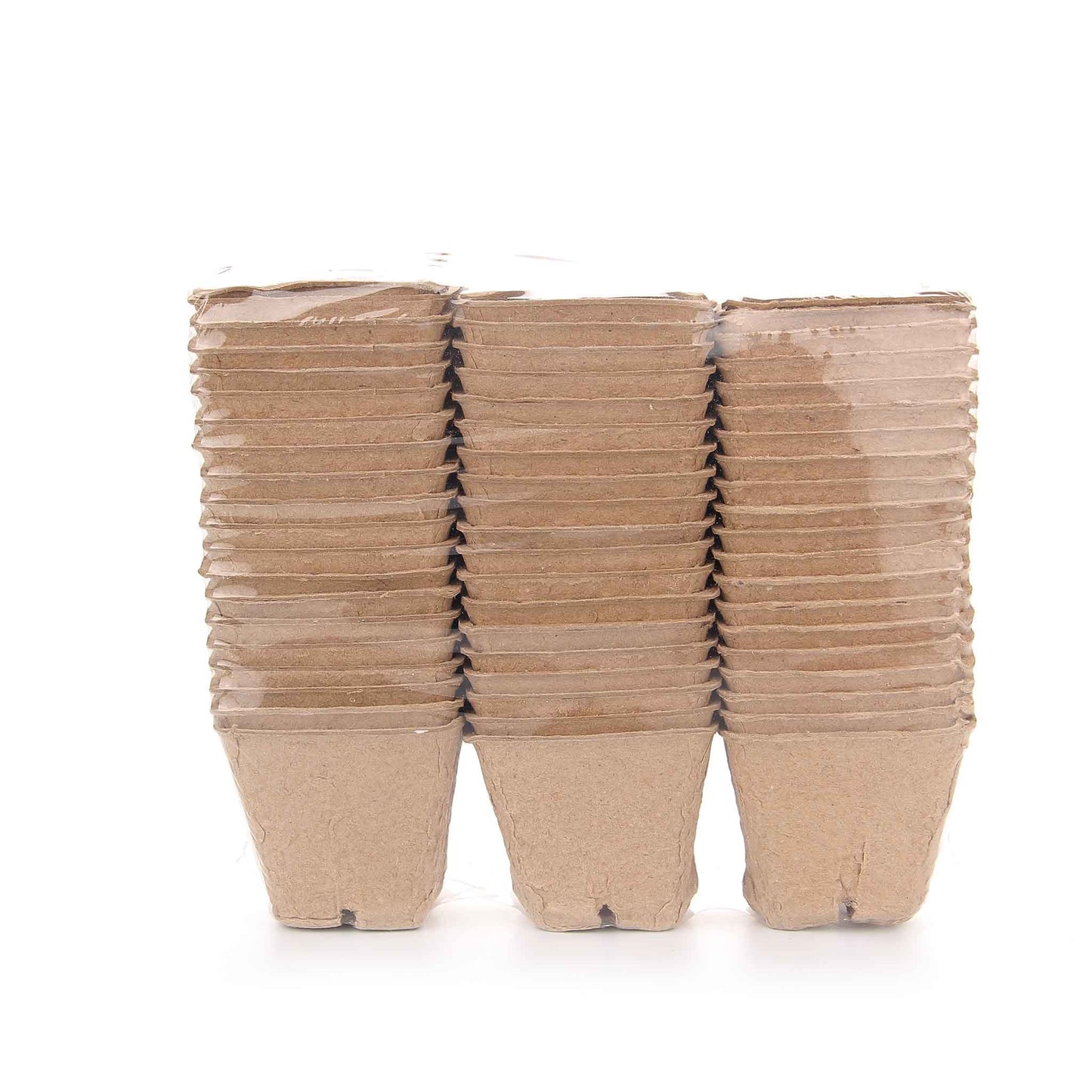 Square Fibre Pots 60PK