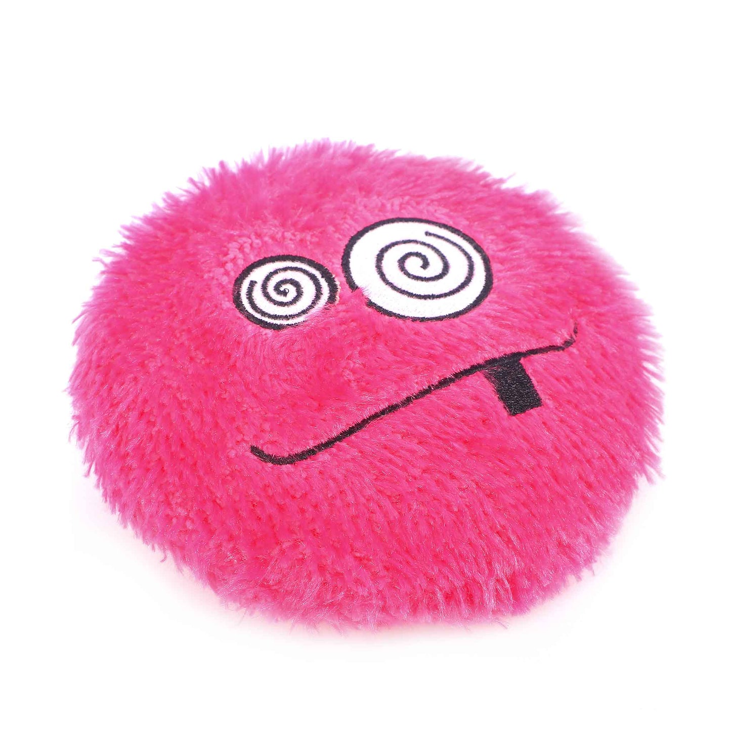 Disk Squeaky Plush Dog Toy