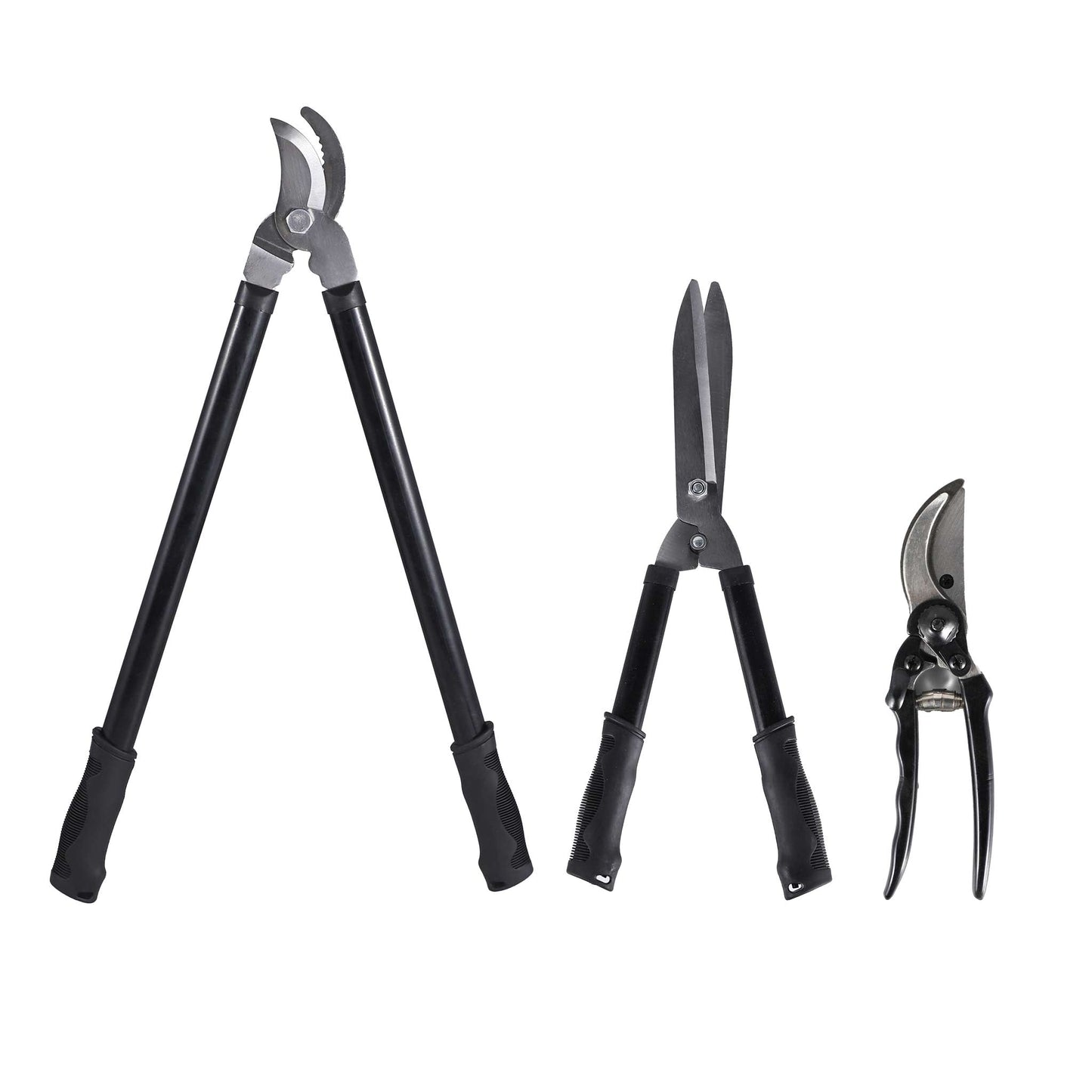 Garden Tool Set Lopper & Hedge Shears & Pruner 3PC