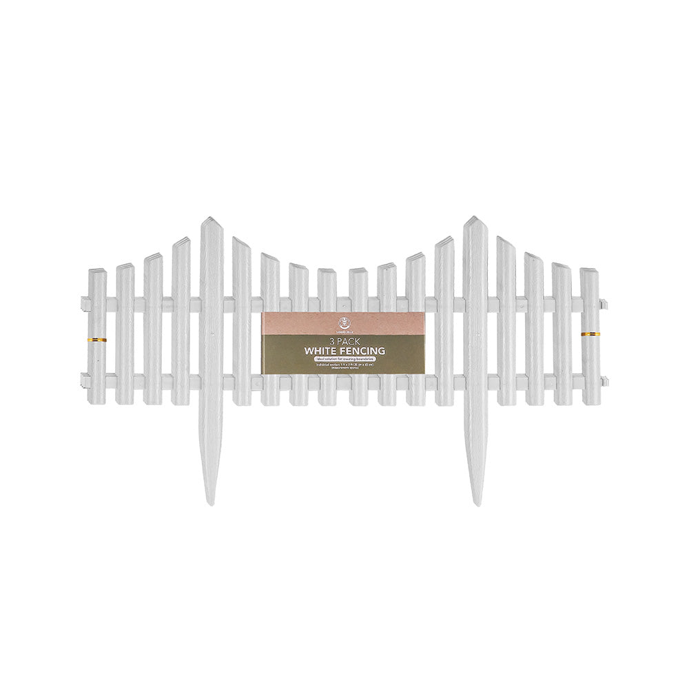 White Fencing 3 PK