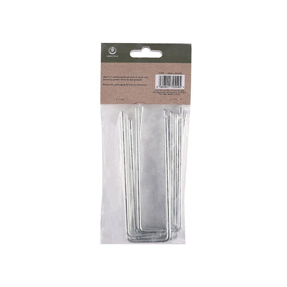 Metal Ground Pegs 6PK