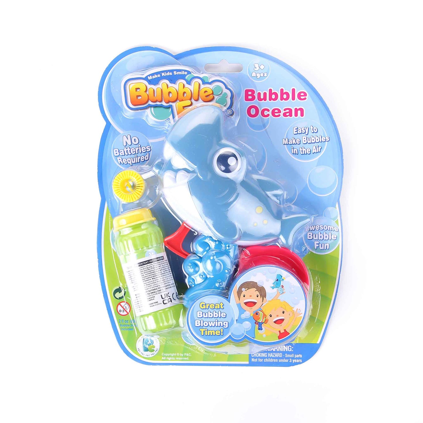 Friction Shark Bubble Toy