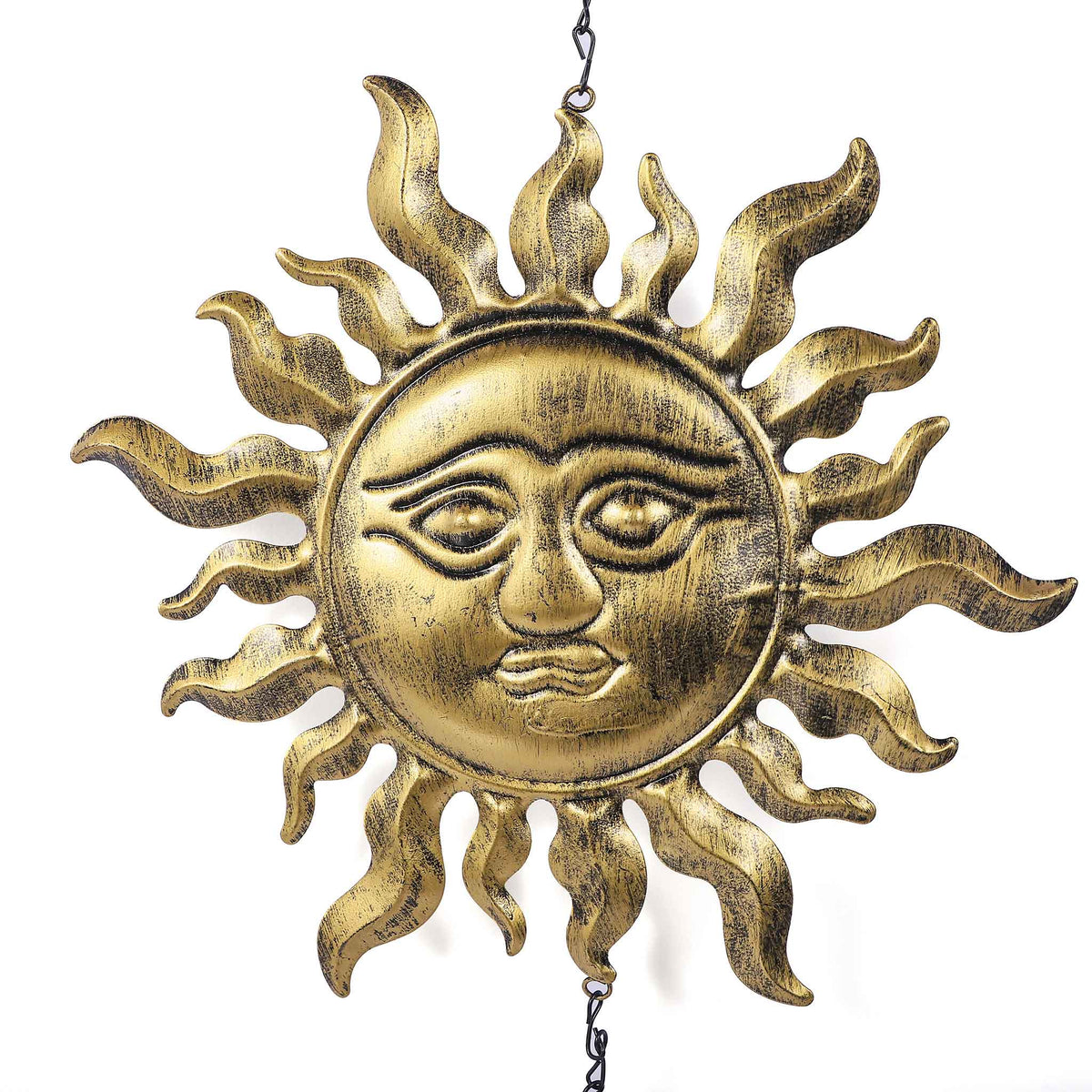 Hanging Metal Chimes Moon Sun