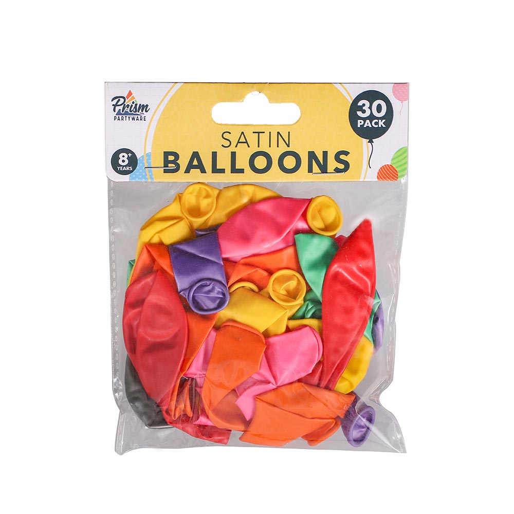 Satin Balloons 30PK