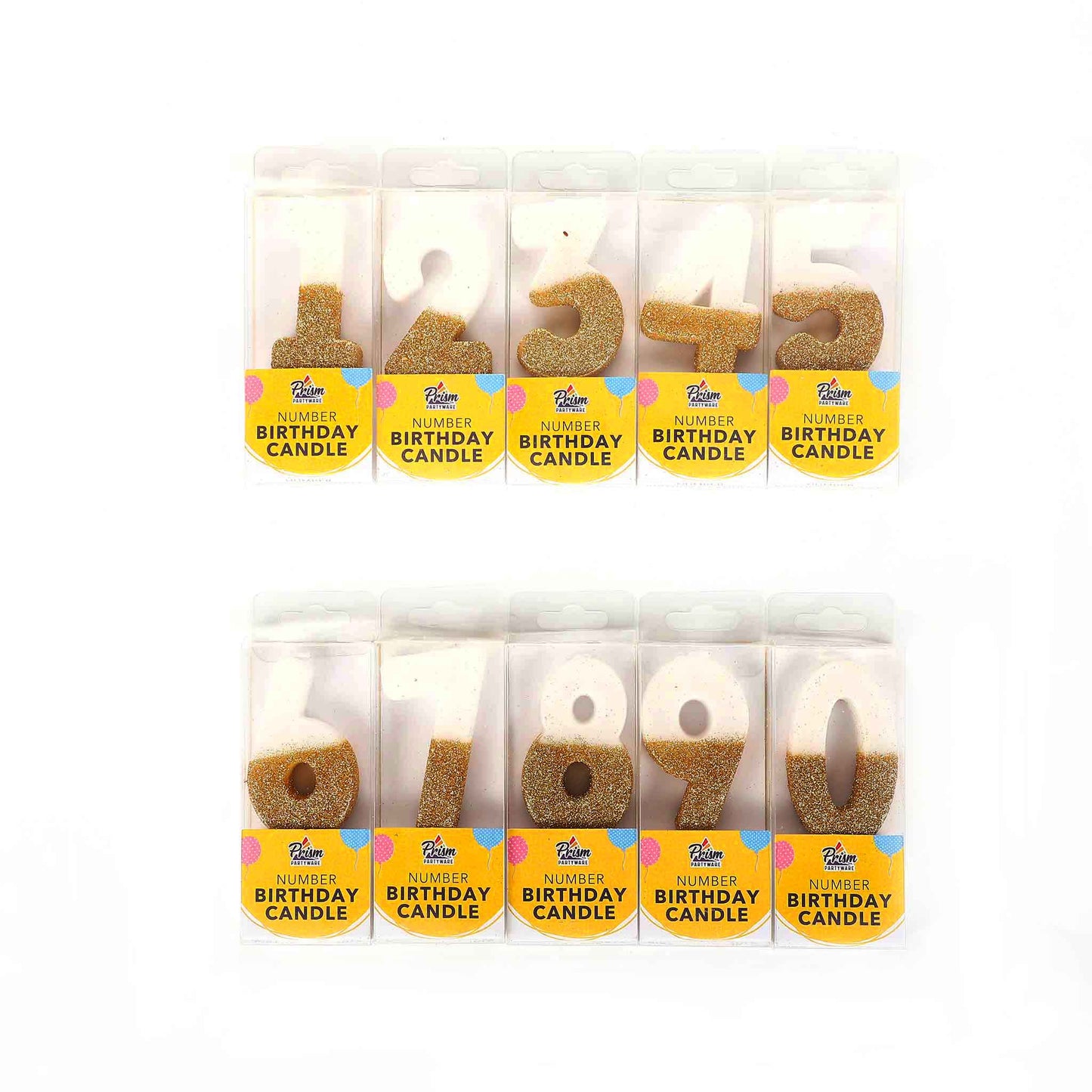 Number Birthday Candles 0-9 Adults