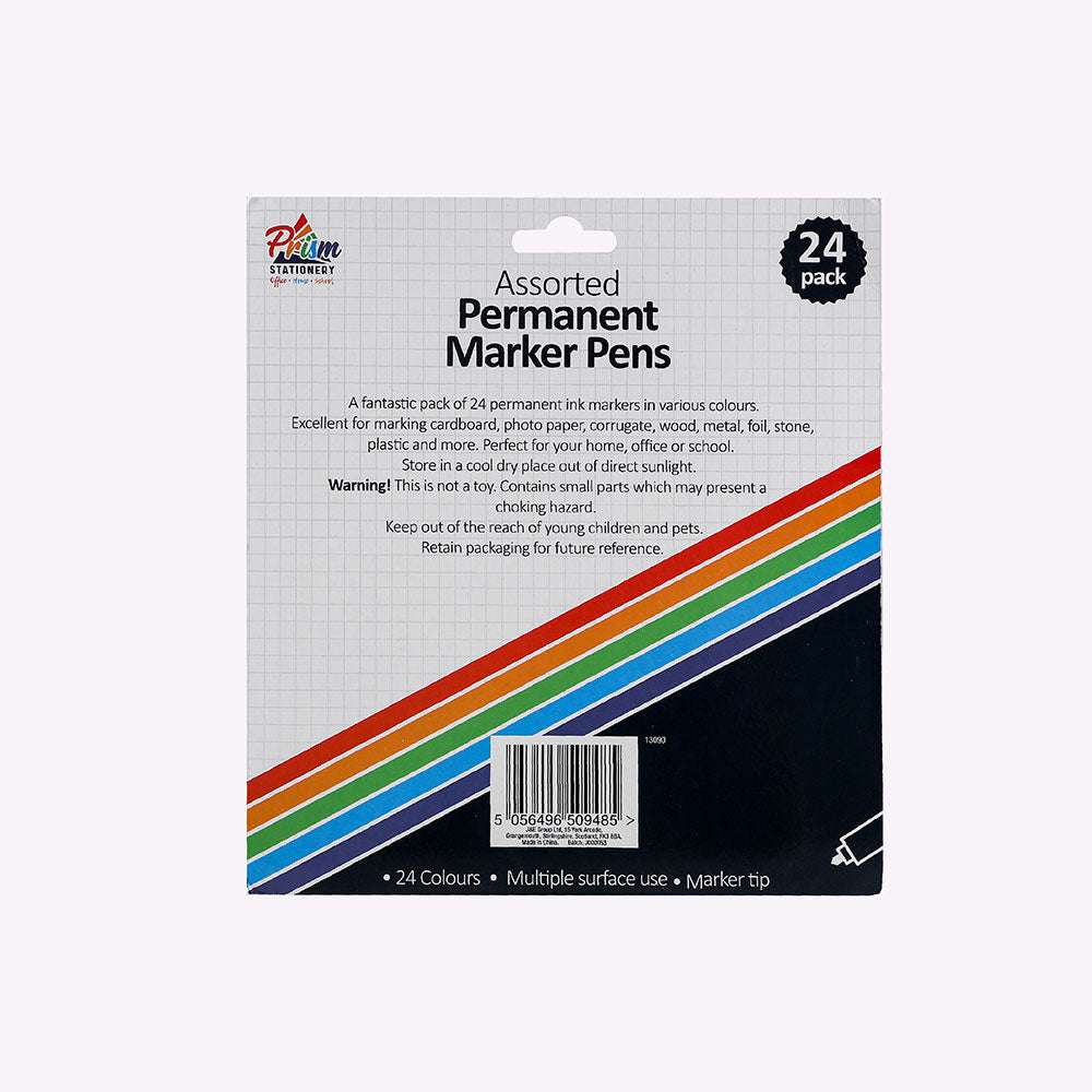 Permanent Marker Pens 24PK