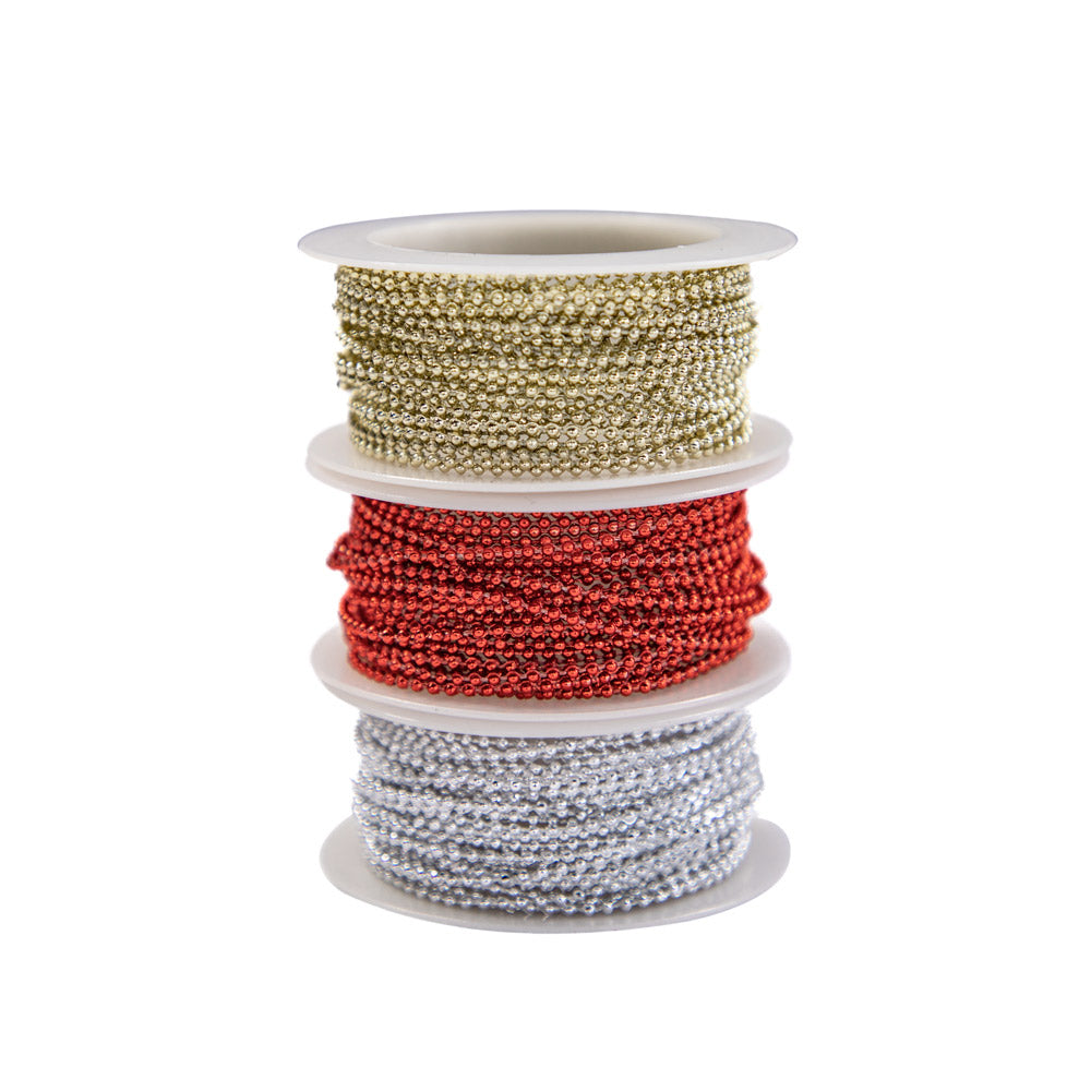 Metallic Cord 3 Rolls
