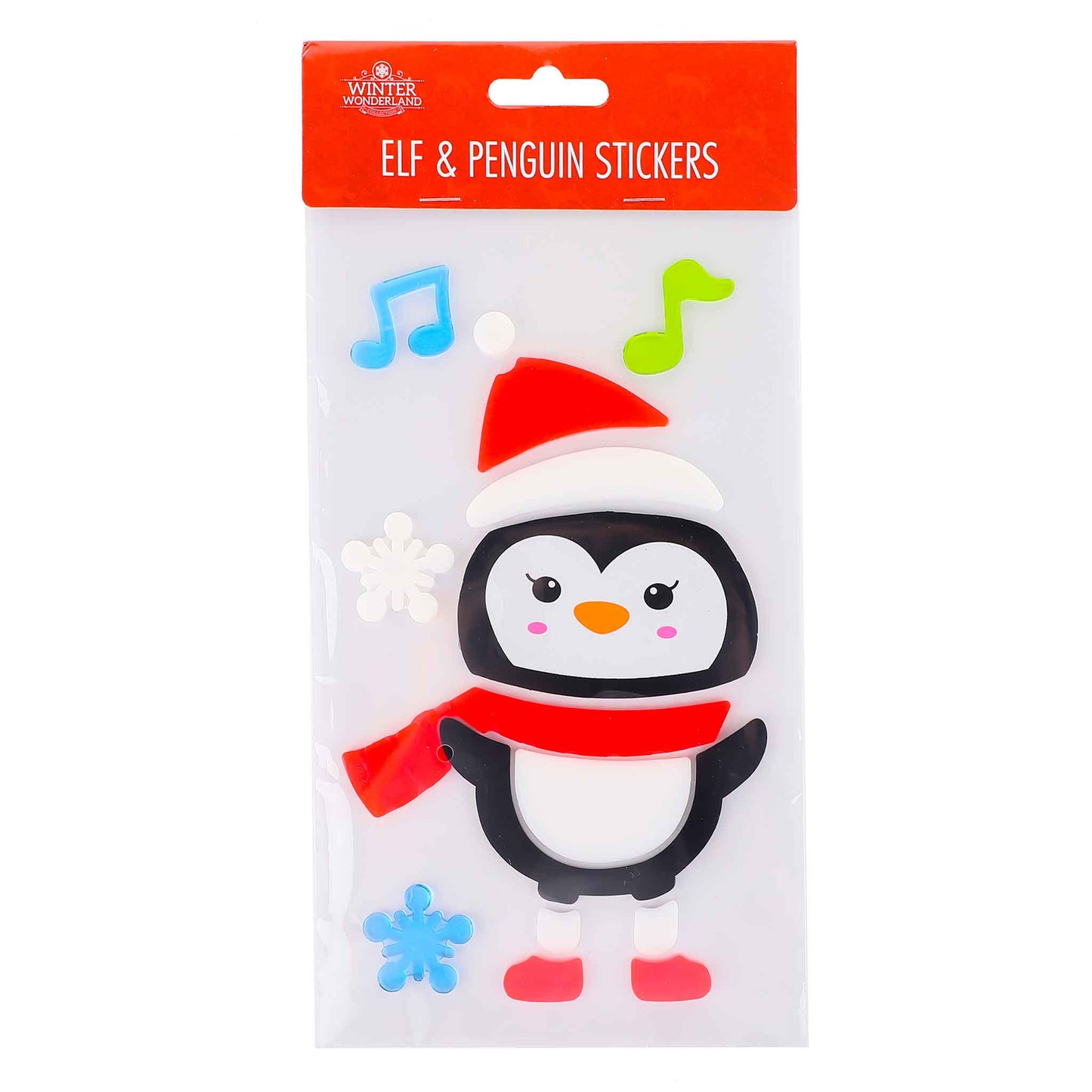 Elf & Penguin Gel Stickers