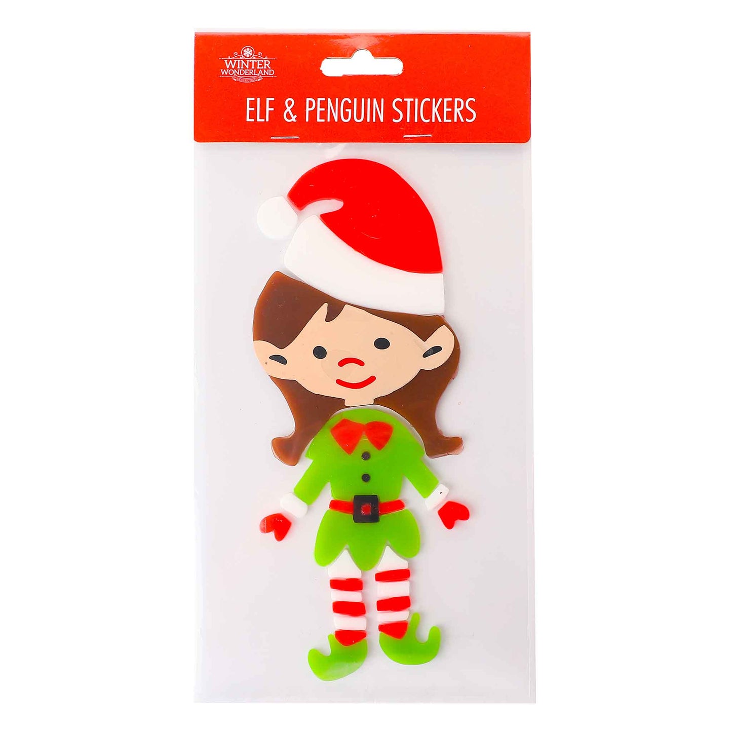 Elf & Penguin Gel Stickers