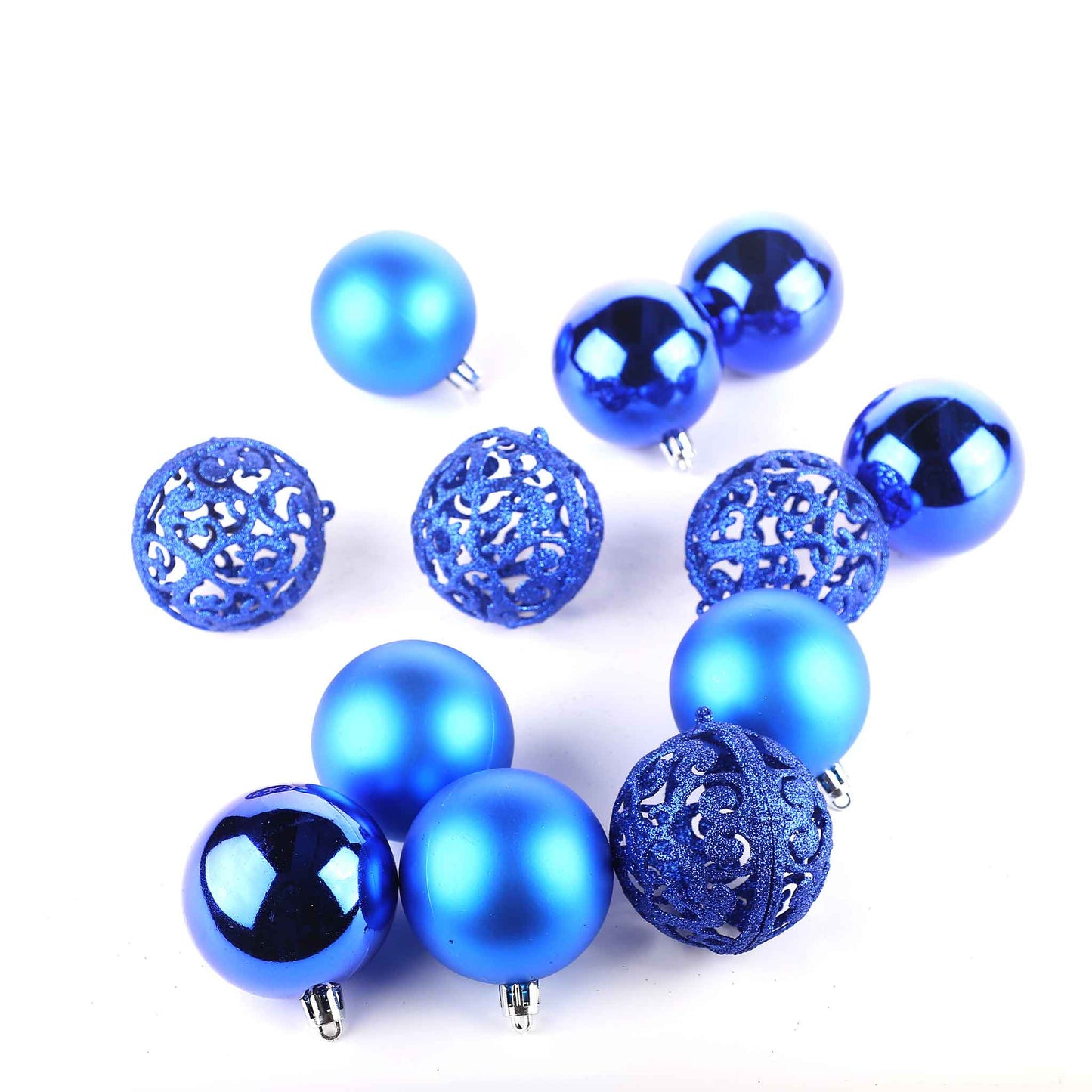 12 Piece Assorted Balls (6cm) -Royal Blue