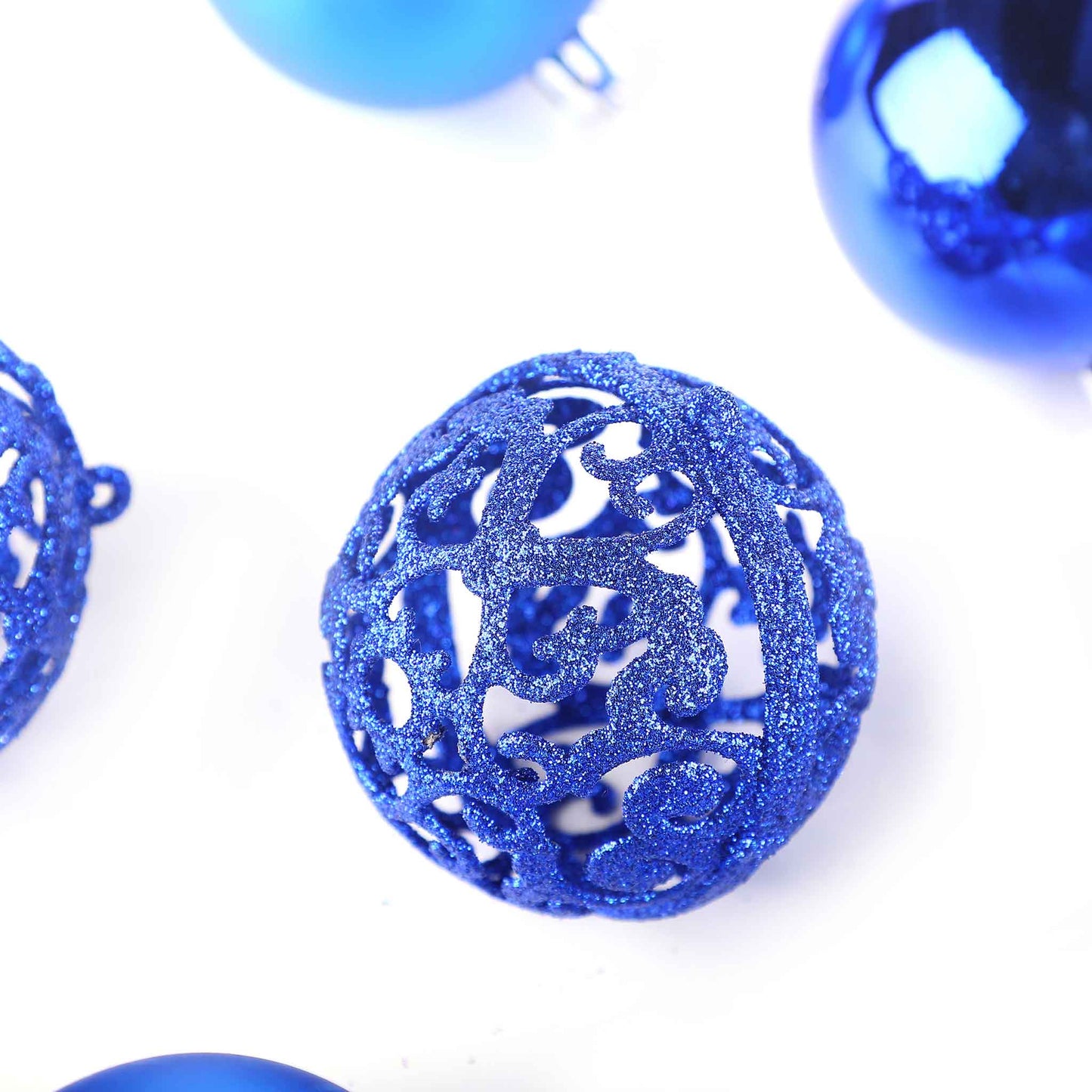 12 Piece Assorted Balls (6cm) -Royal Blue