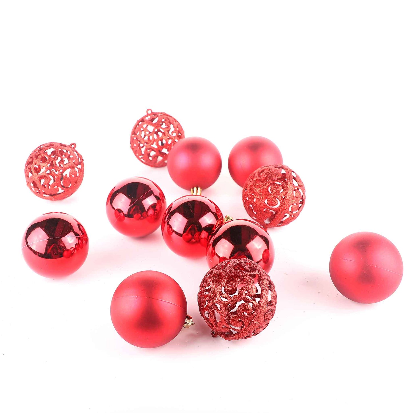 12 Piece Assorted Balls (6cm) -Red