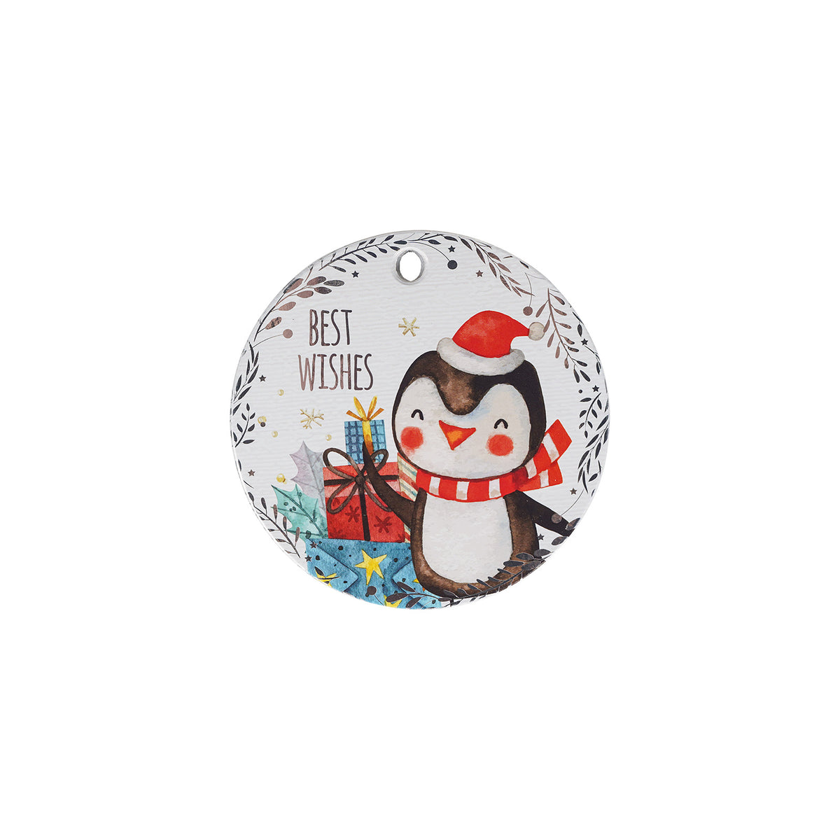 20Pk Foil Circle Tags - Kids