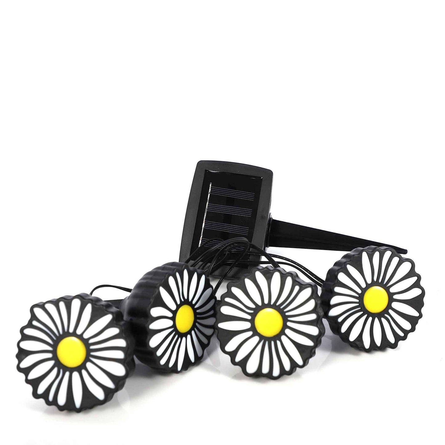 4 Stake Lights(400mah) Butterfly Daisy