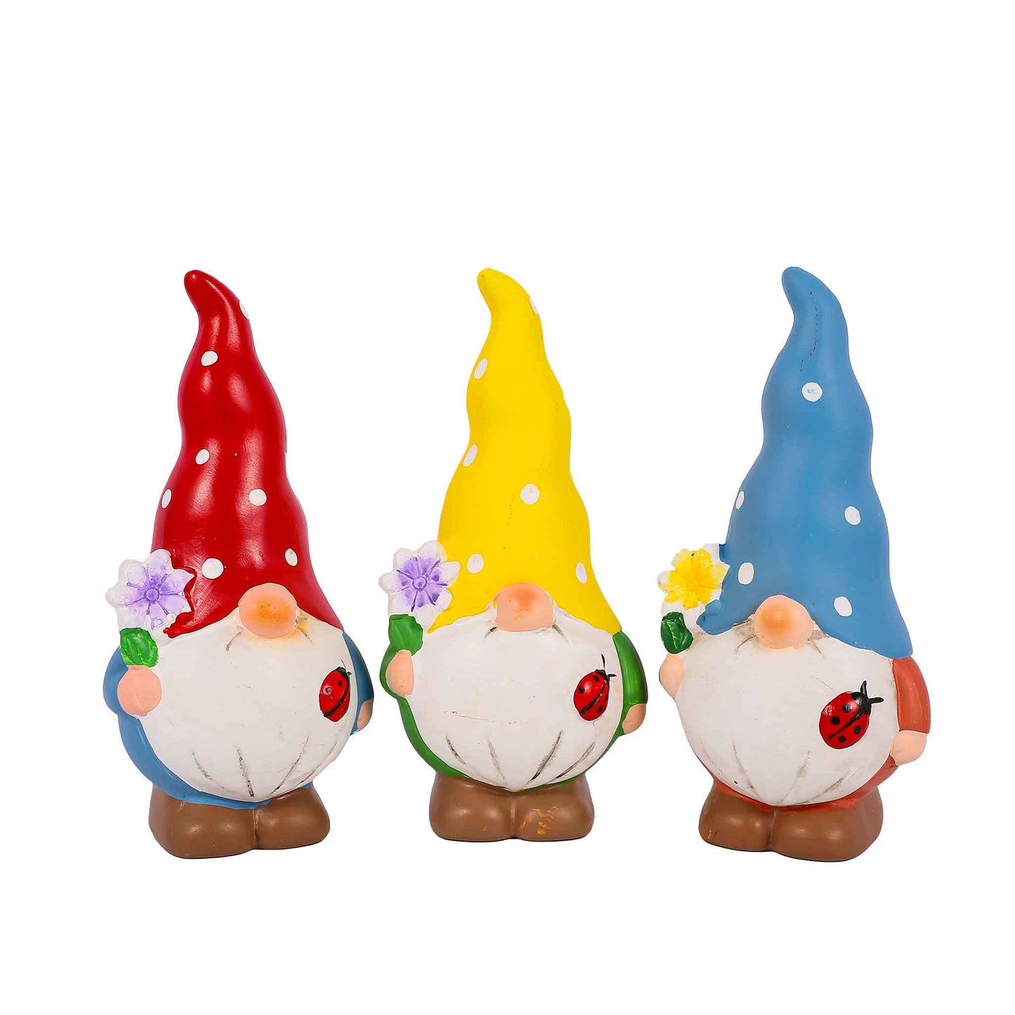 Large Summer Gnome Ornament (Spotty Hat)