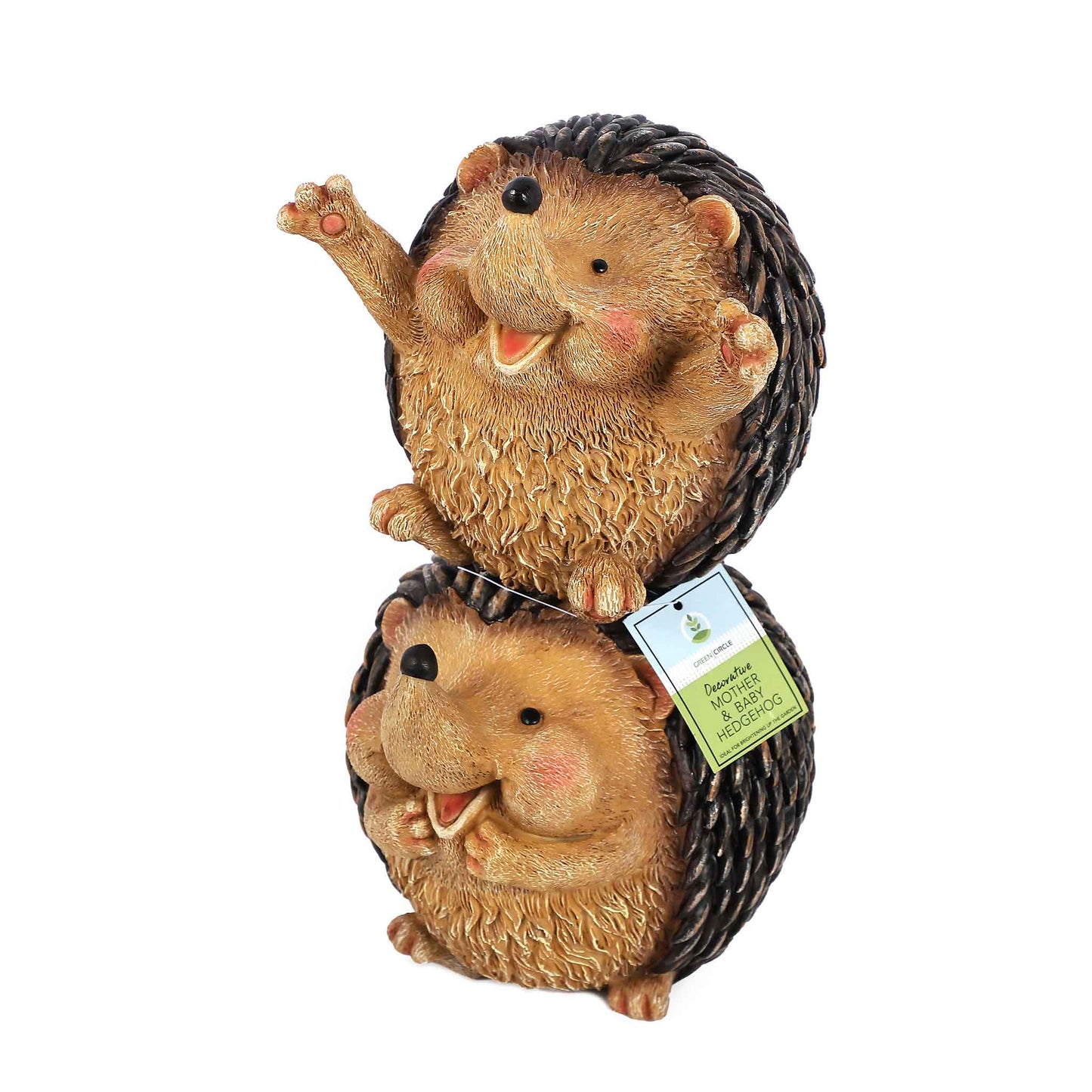 Mother & Baby Hedgehog Ornament