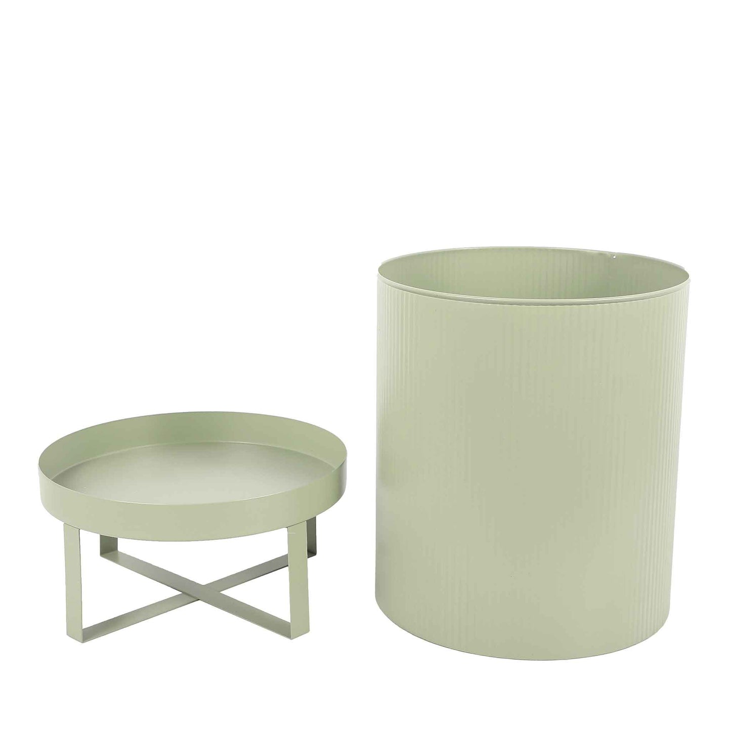 Pastel Tin Pot Large 25x37cm