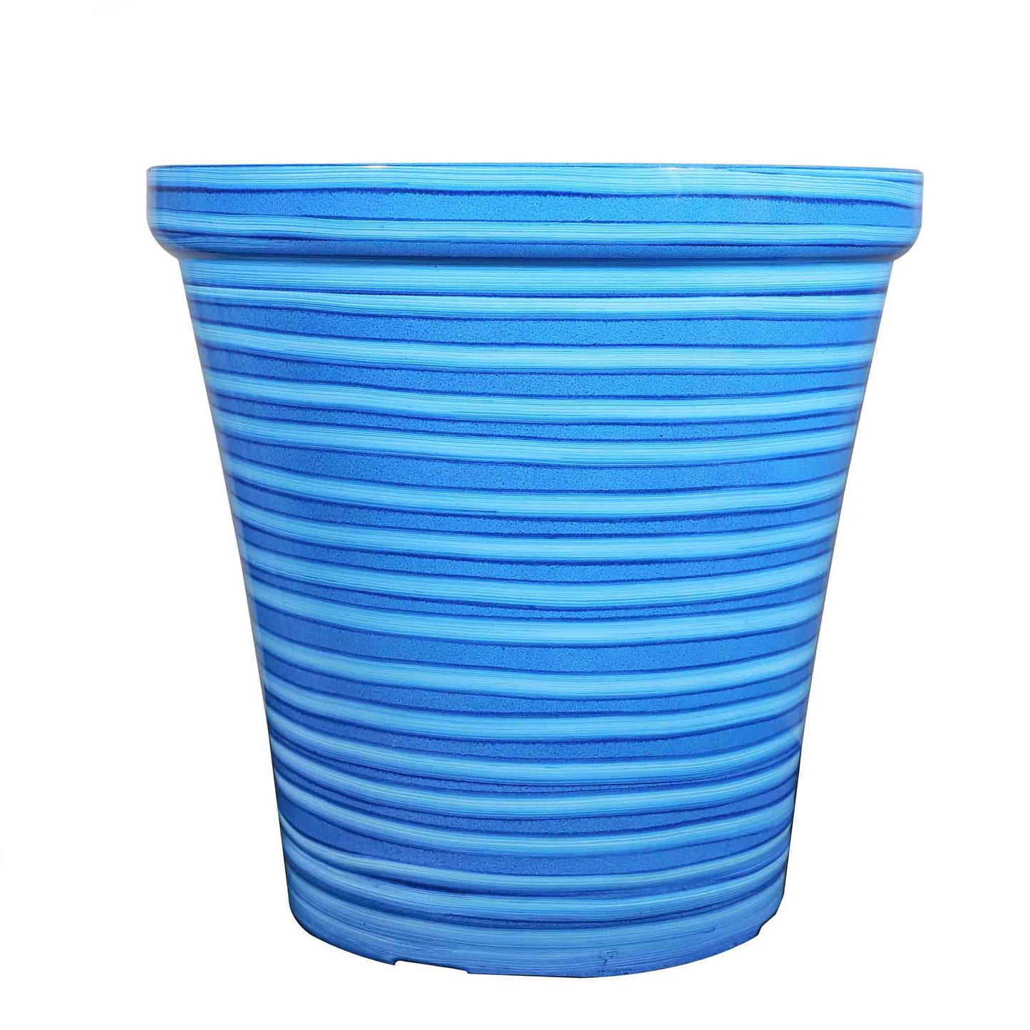 Tall Stripe Pattern Planter 16 Inch