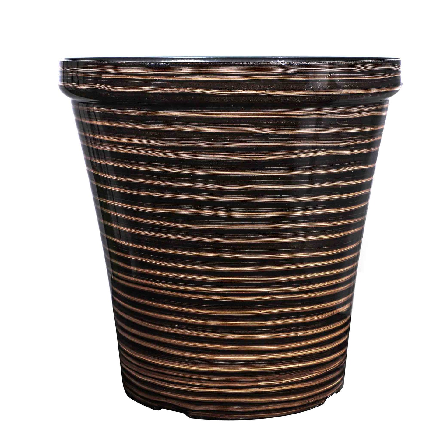 Tall Stripe Pattern Planter 16 Inch