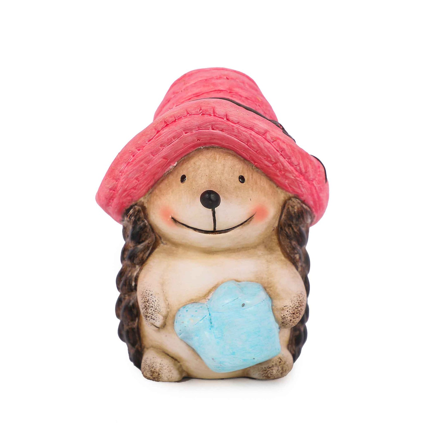 Hedgehog With Hat Garden Ornament