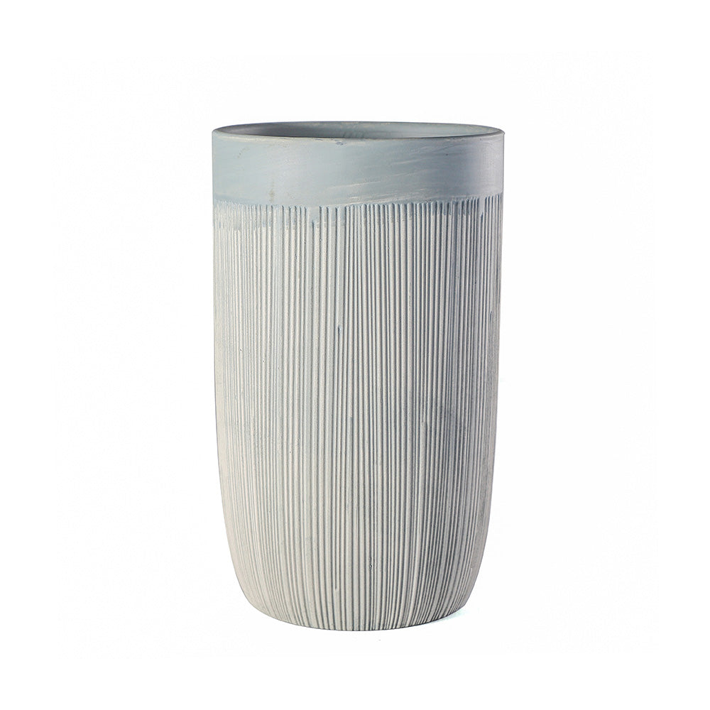 Textured Vase 12x12x20CM