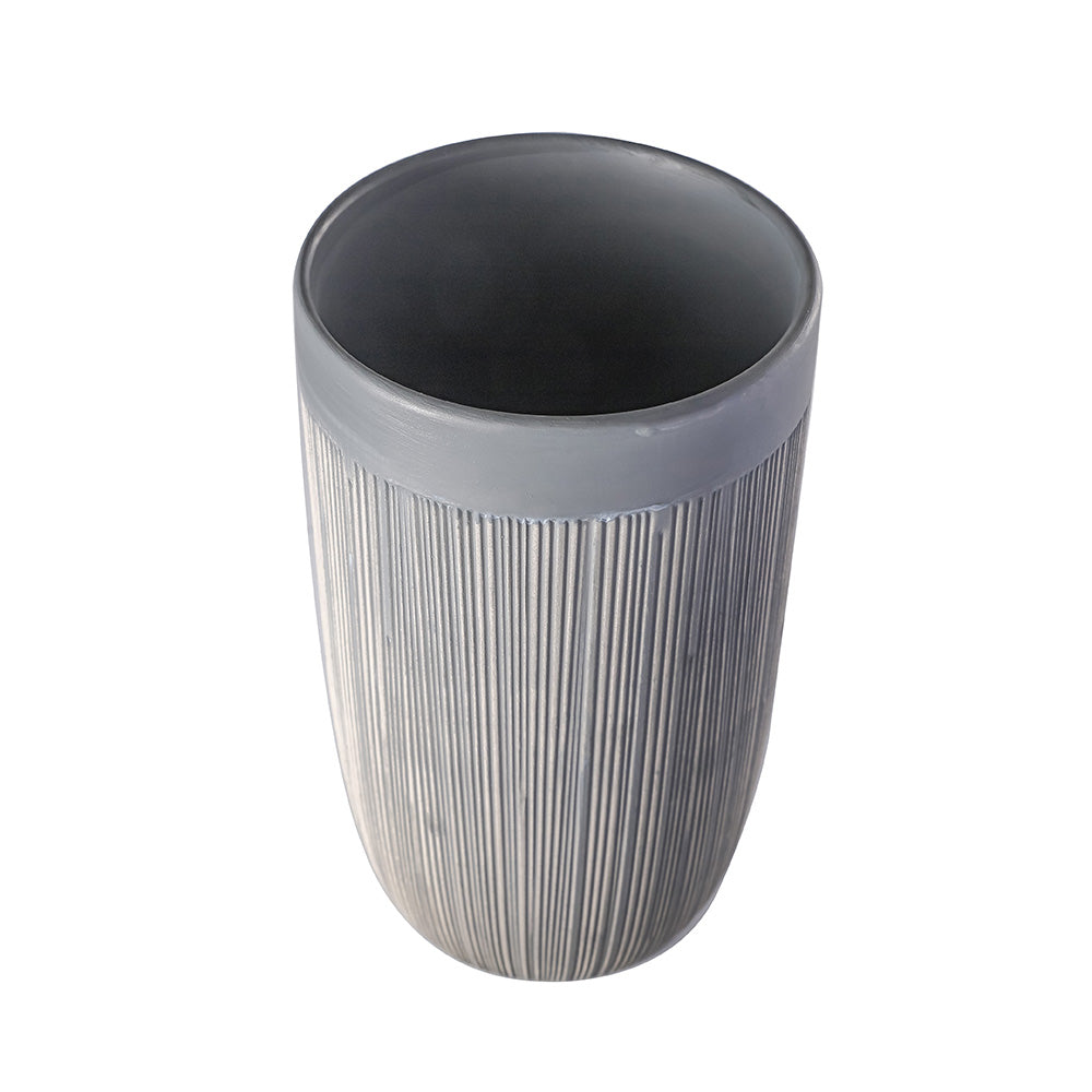 Textured Vase 12x12x20CM