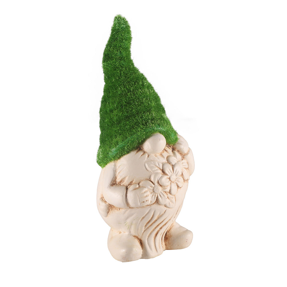 Flocked Gnome Ornament