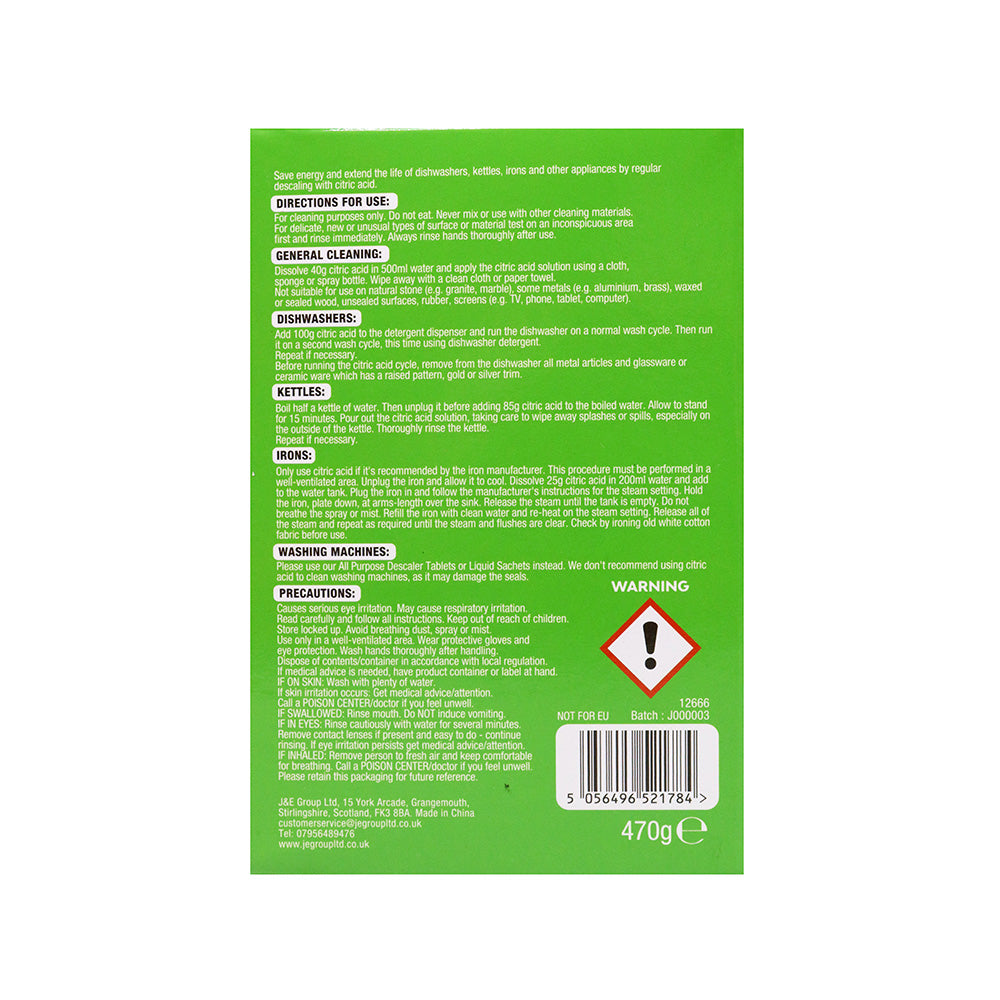 Citric Acid 500G