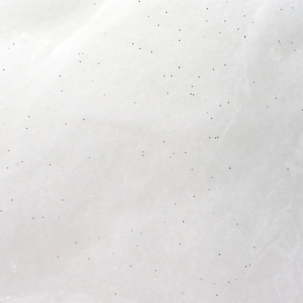 Silver Glitter Snow Drape