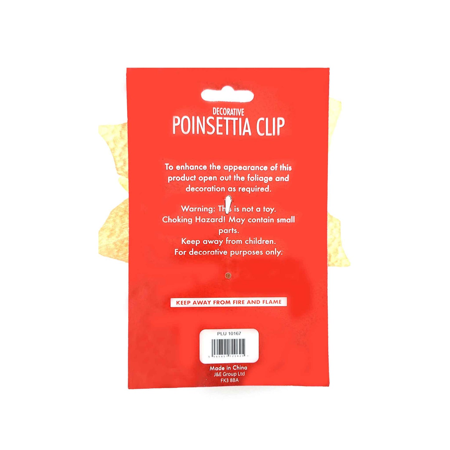 Poinsettia Clip 10Inch