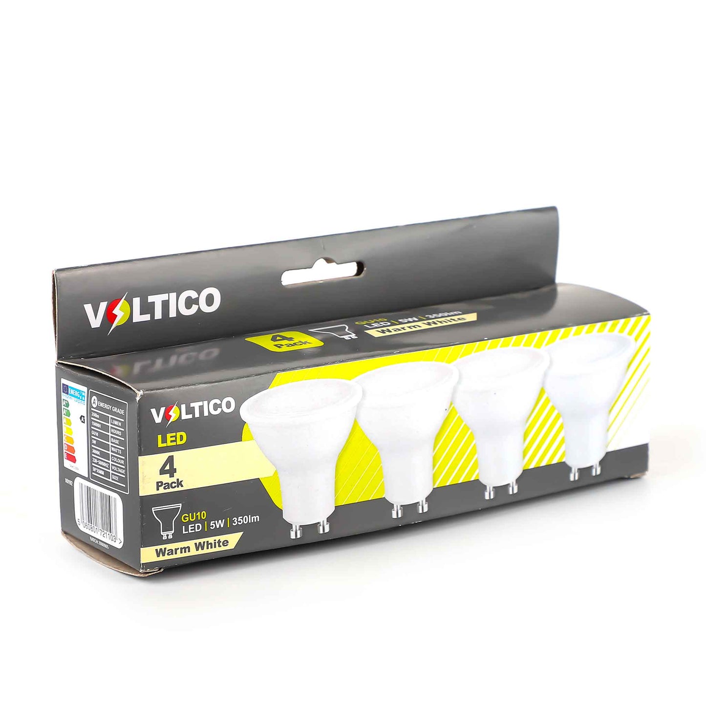 LED 5W Gu10 Bulbs Warm White 4PK