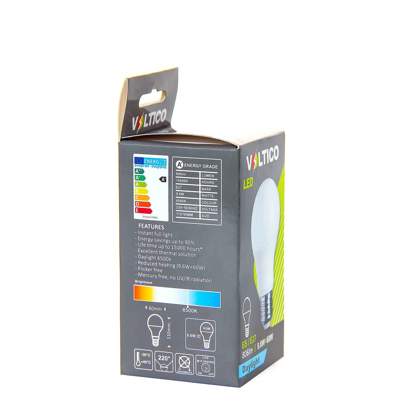 Bulb Led Glass E27 Daylight