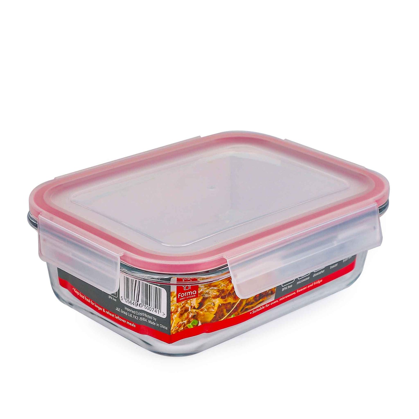 Glass Oven Proof Dish with Lid 1L