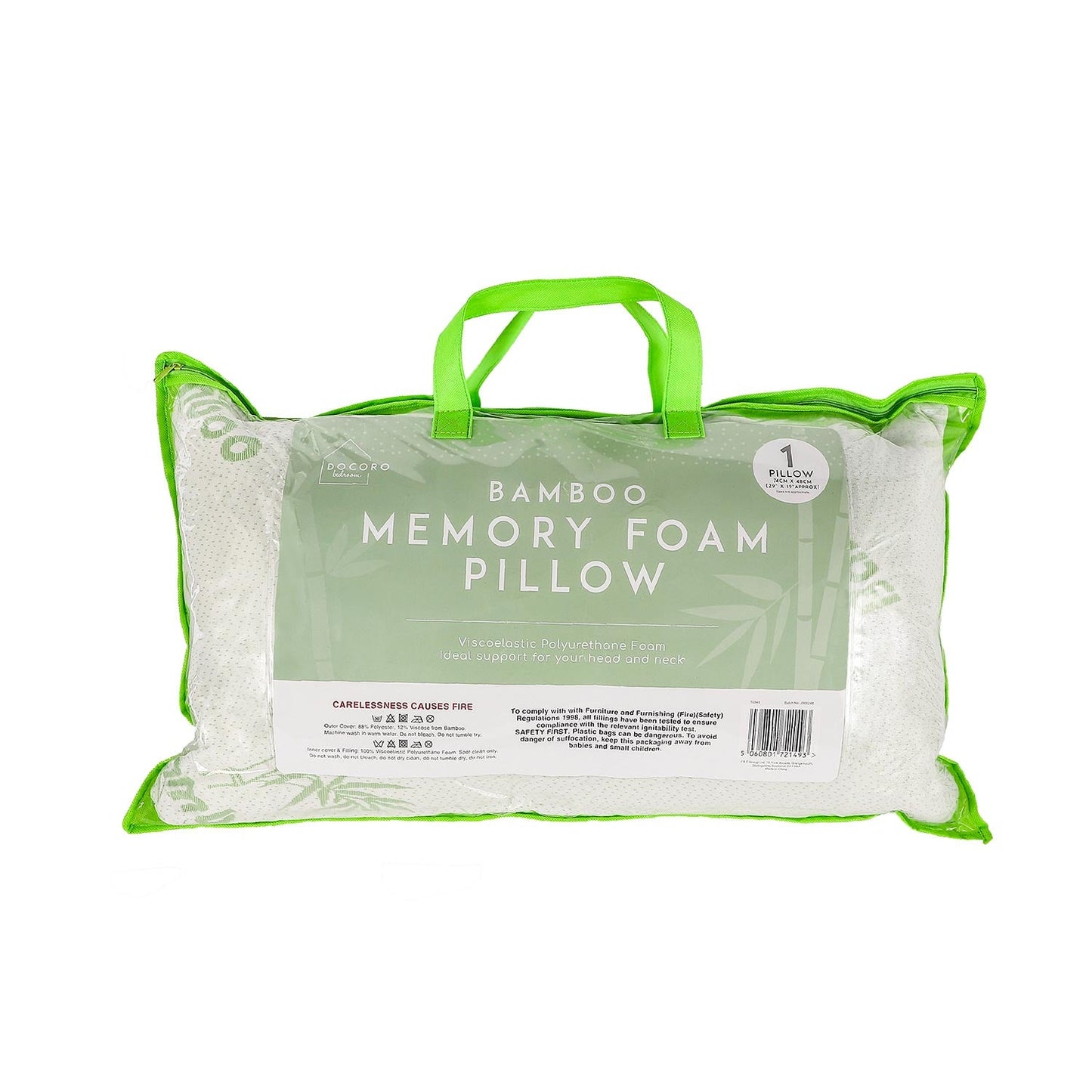 Bamboo Memory Foam Pillow