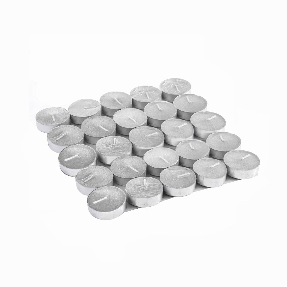 Tealights White 25PCS x 3PK