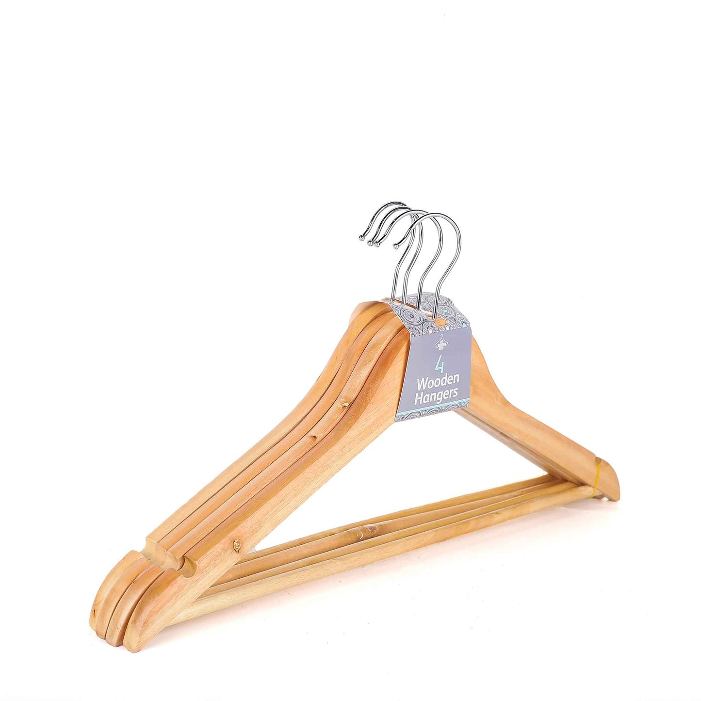 Wooden Hangers 4PK