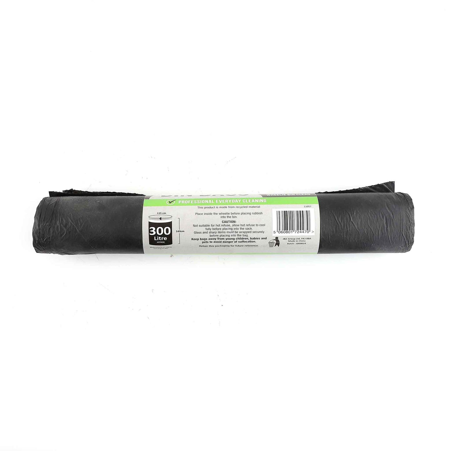 Wheelie Bin Bag 300L 6S x 3PK