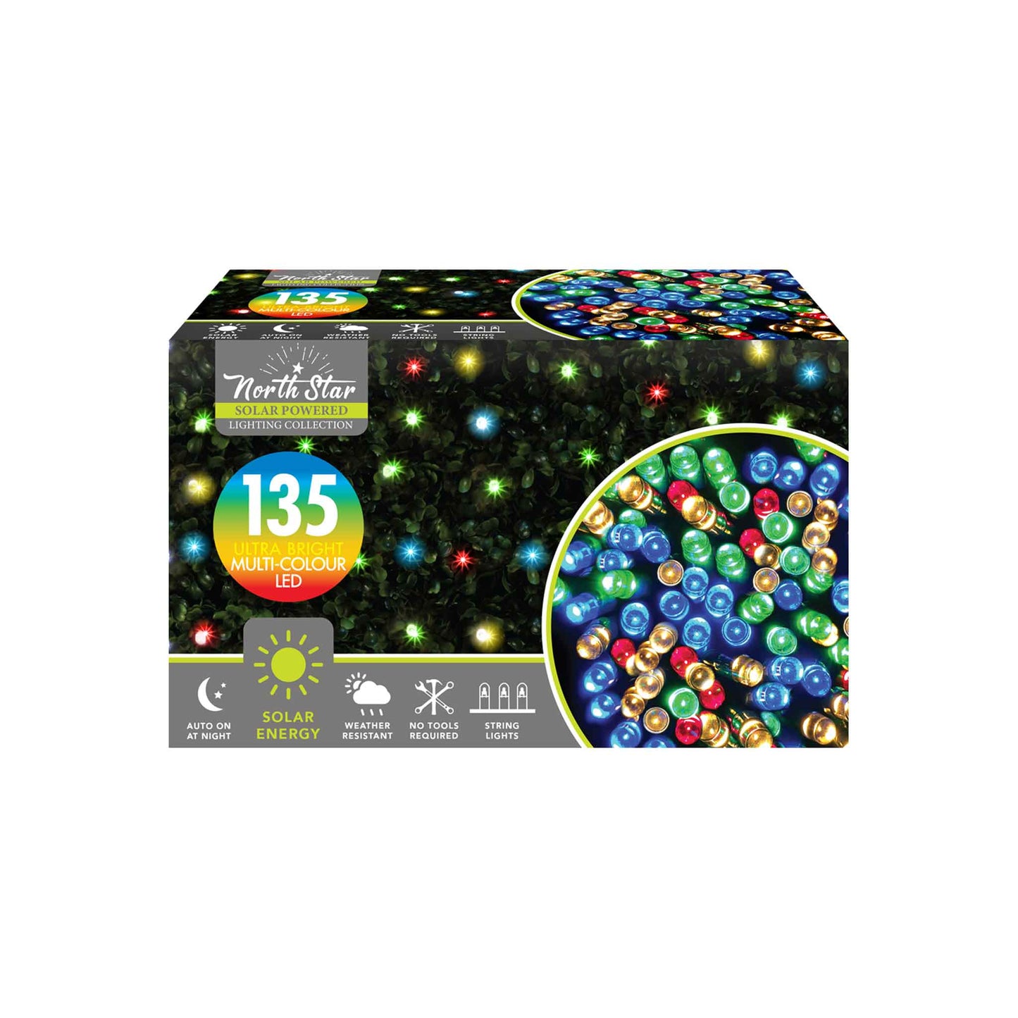 Solar Powered Fairy Lights Assorted 135