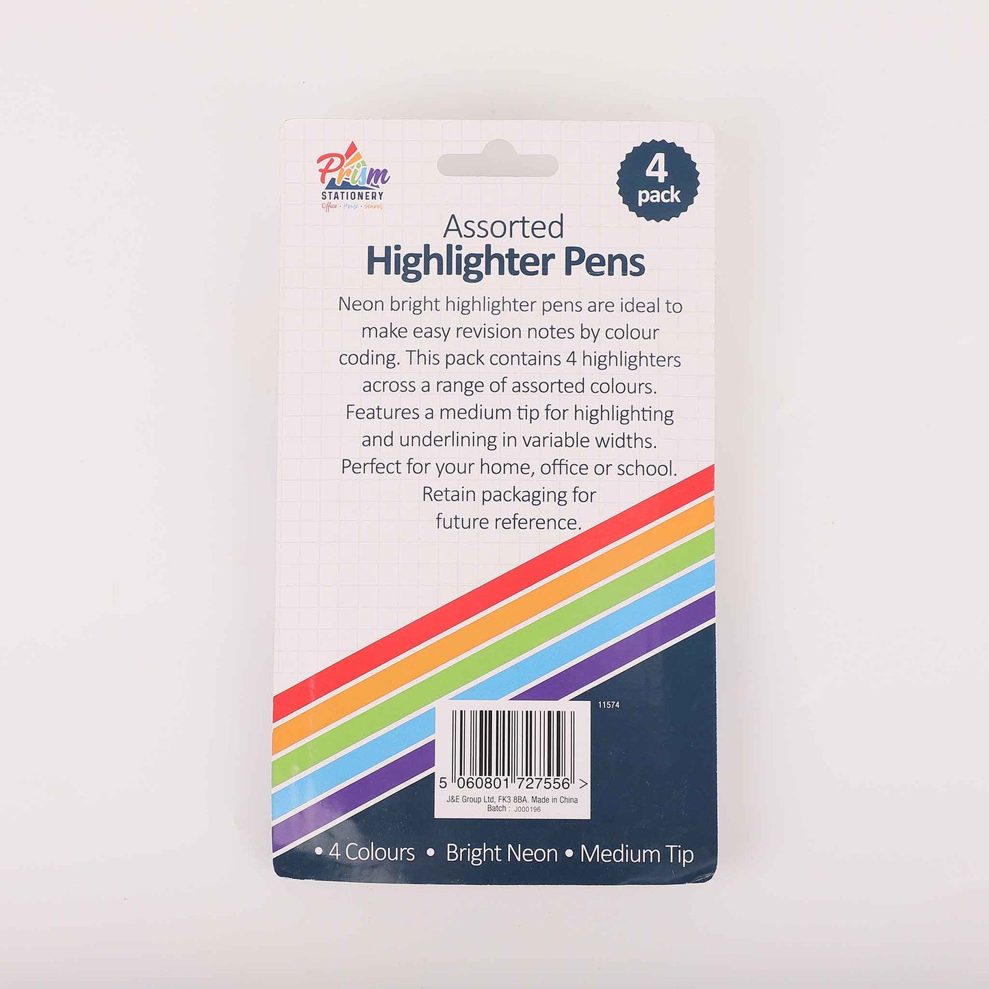 Highlighter Pens 4PK