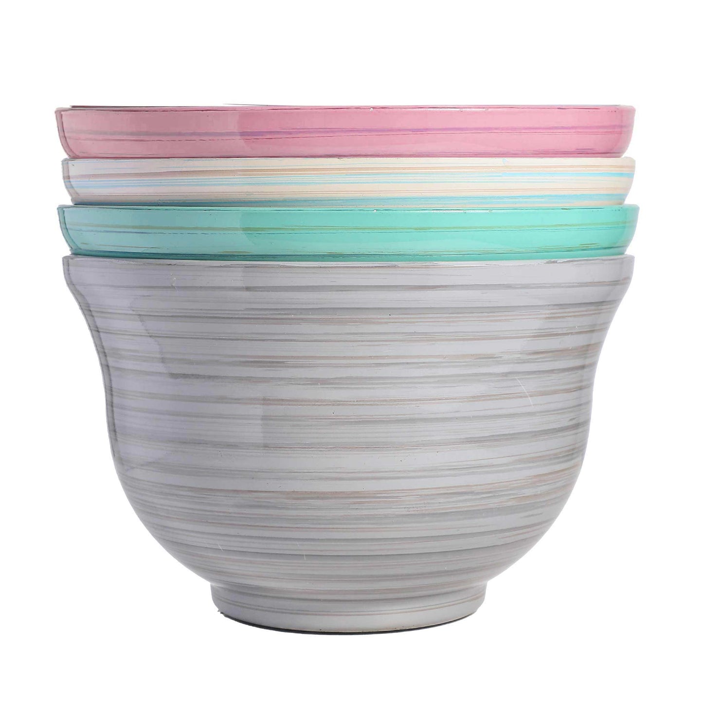 Striped Bowl Planter 13inch