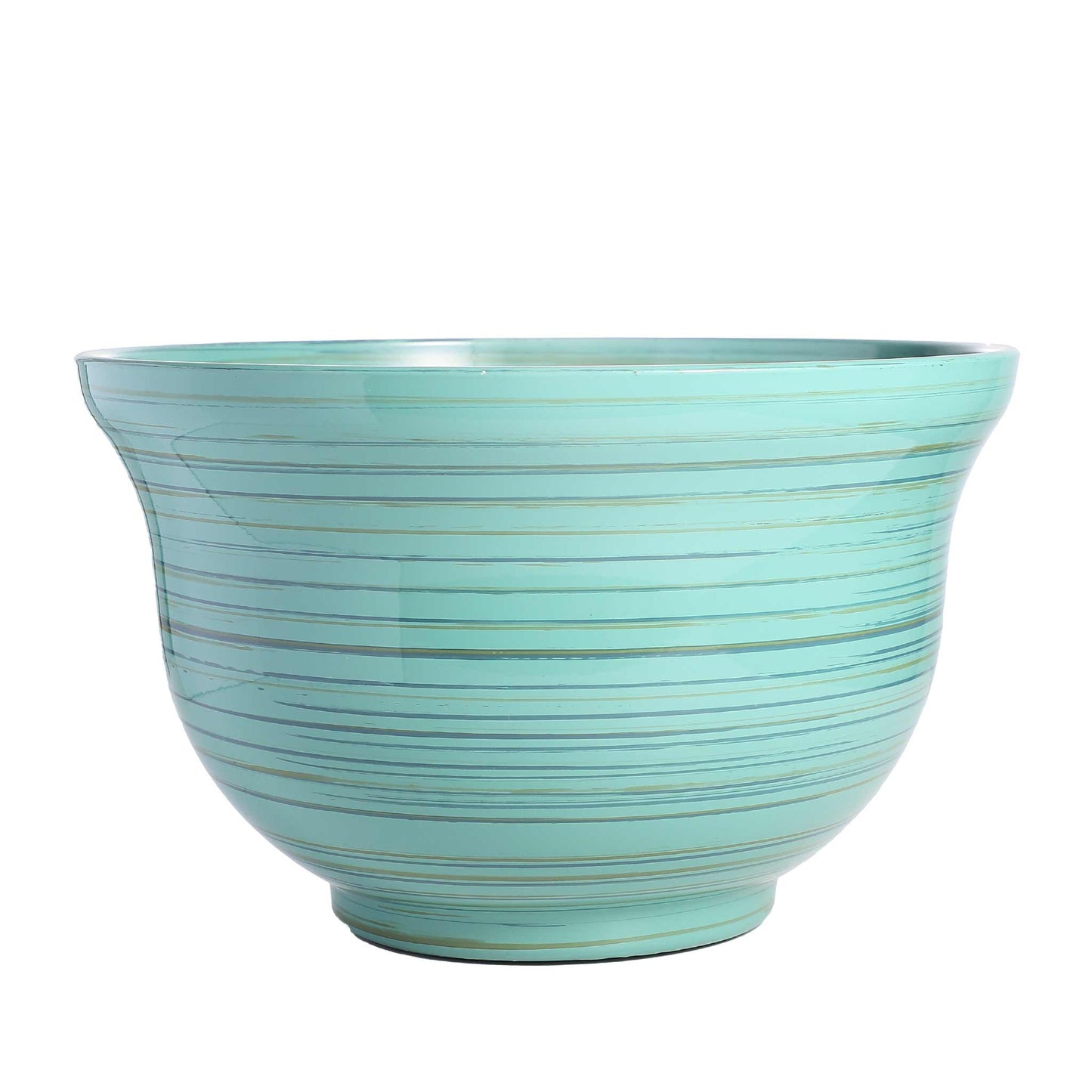Striped Bowl Planter 13inch