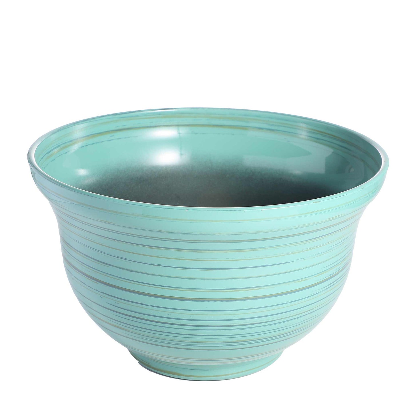 Striped Bowl Planter 13inch